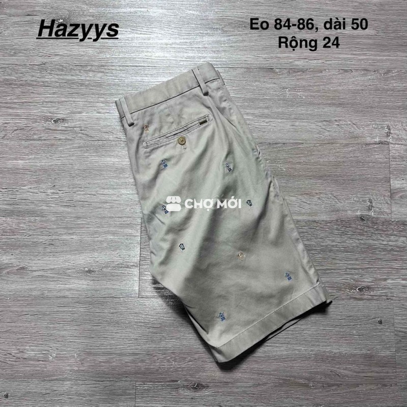 Quần short nam Kaki Hazzys