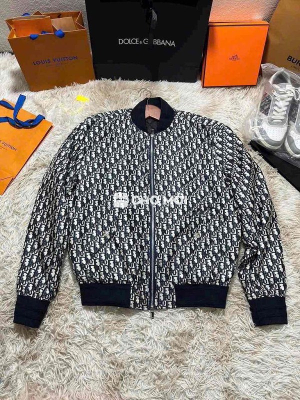 Áo khoác Bomber Dior Phao tơ tằm