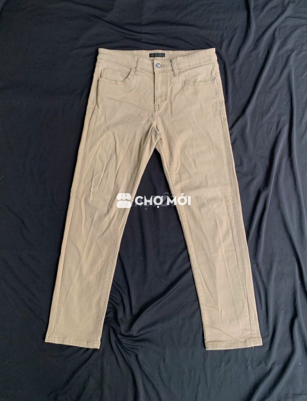 🔔Quần Jean UNIQLO - sz 30 - eo 80 - màu be