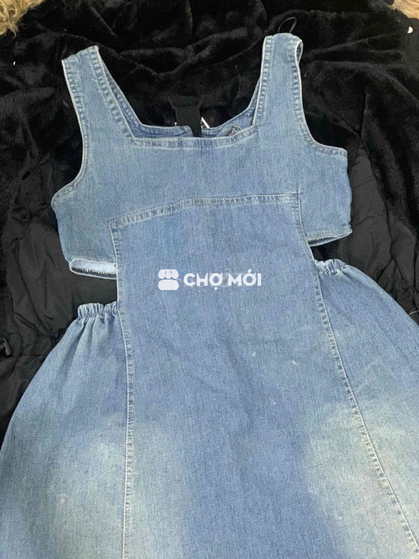 Váy Jean nữ dáng dài