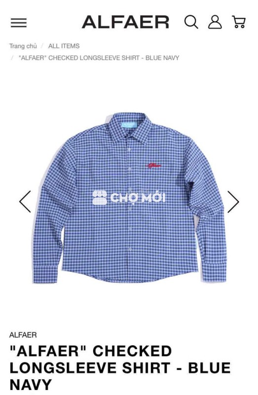 Áo sơ mi ALFAER Nam size L