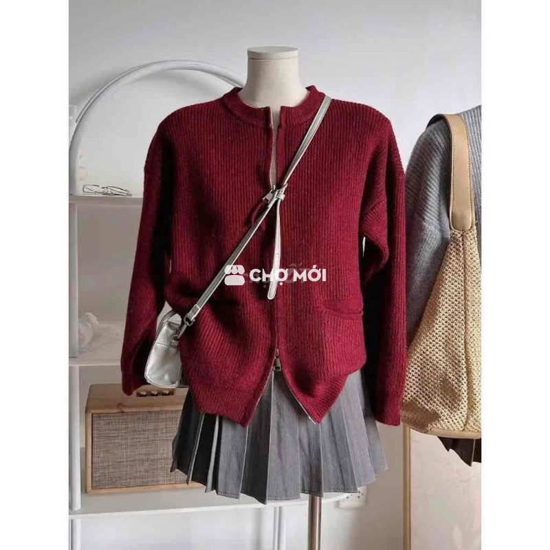 Áo len nữ len Đỏ