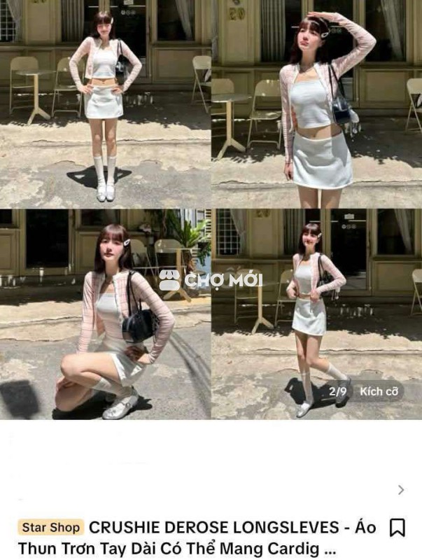 Áo khoác cardigan nữ thun