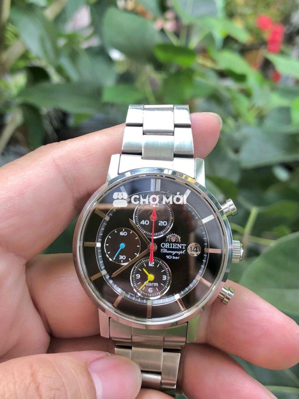 Đồng hồ Orient Nam Pin Solar 7 kim chronograp trôi