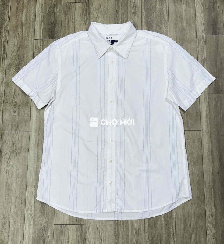 Áo sơ mi GAP Nam Trắng XL