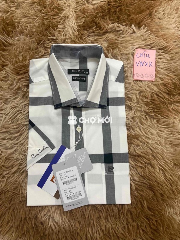 Áo sơ mi nam Pierre Cardin Cotton hàng VNXK