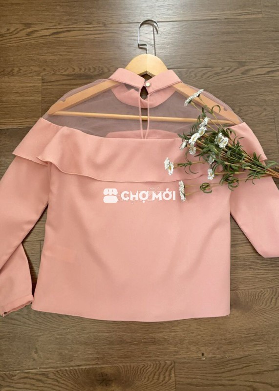 Áo kiểu Elise Nữ size S Hồng