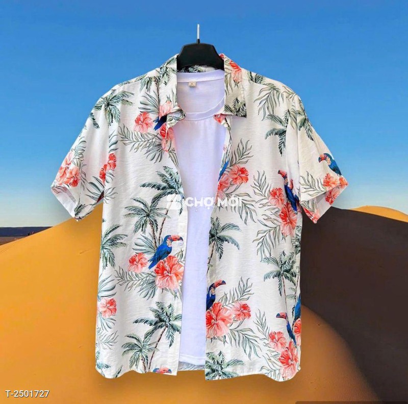 Áo đi biển chất tơ đũi mịn mát size 9 -95kg  TTS