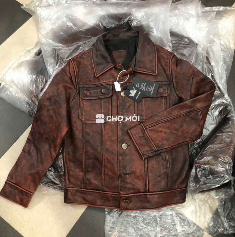 Áo khoác da nam FORTINE da bò 2XL