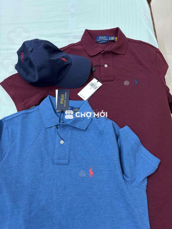 Thanh lý 2 áo polo raphlaurent xách tay mỹ