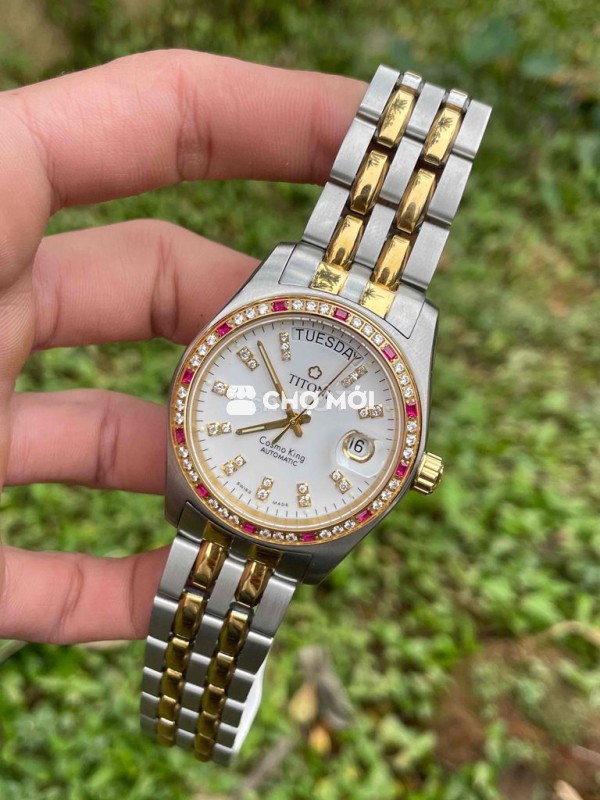 Đồng hồ Titoni Cosmo King Nam Thép 38mm