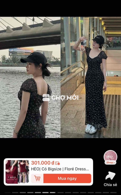 Váy HEO Nữ Đen size L