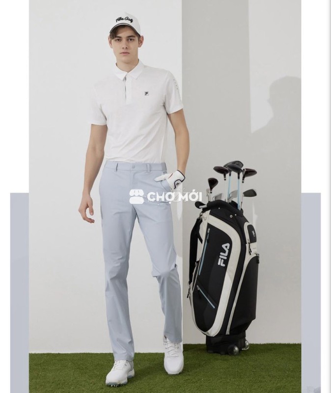 Quần âu Fil@ nam vải golf