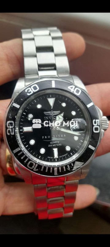 Đồng hồ Invicta máy Thụy Sỹ. Chạy chuẩn. Size 42.
