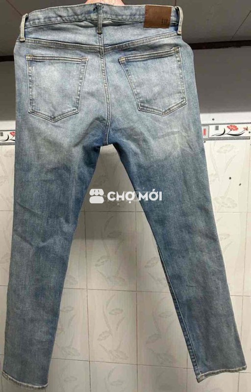 Quần jean nam GAP Cotton size 31/30