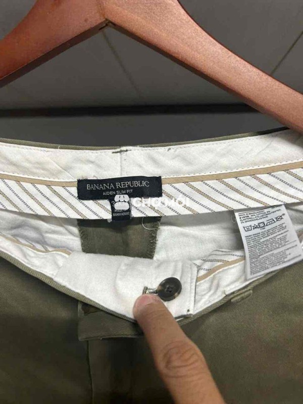 Quần chinos nam Banana Republic Aiden Slim Fit