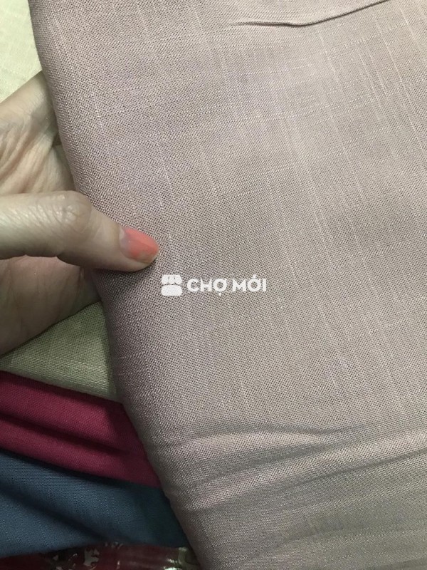 Vải Linen hồng nhạt