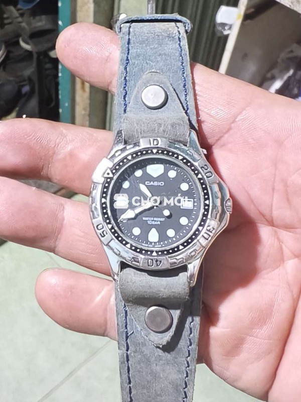 Đồng hồ Casio Nam 38mm Dây da