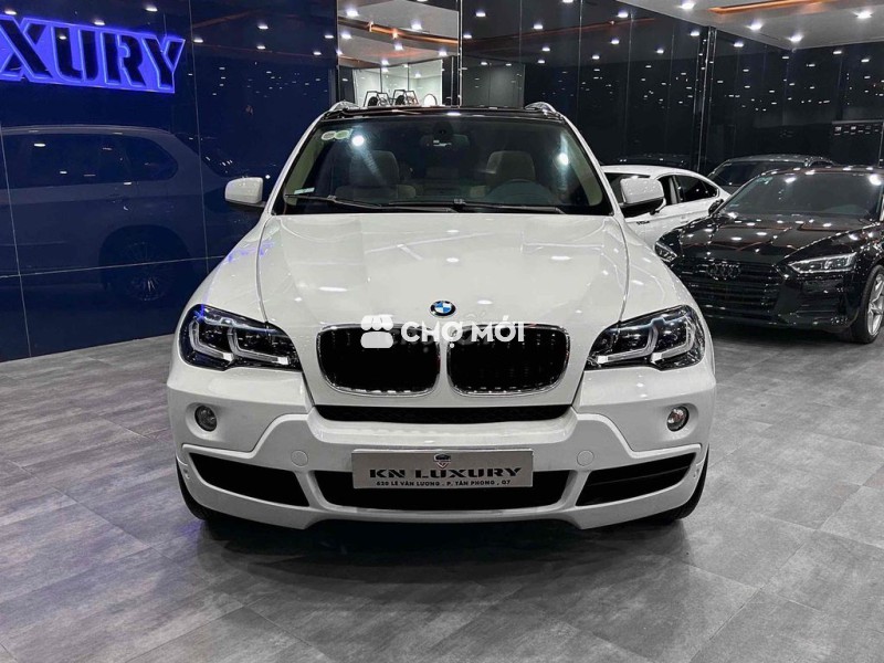 BMW X5 Model 2009 Trắng/kem Full Option