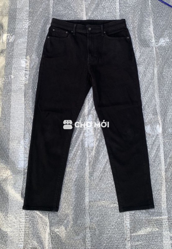 🔔Quần Jean UNIQLO - sz 33 - eo 86 - đen FREE SHIP