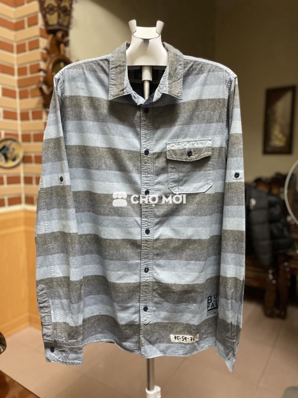 Áo sơ mi nam Buffalo Cotton thô