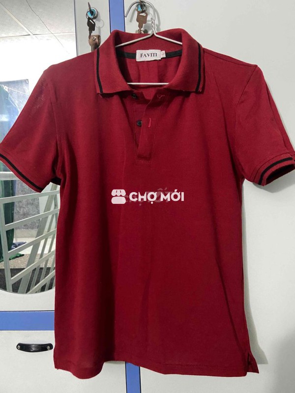 Thanh ly Áo thun Polo nam size M Đỏ Đen Xám Trắng