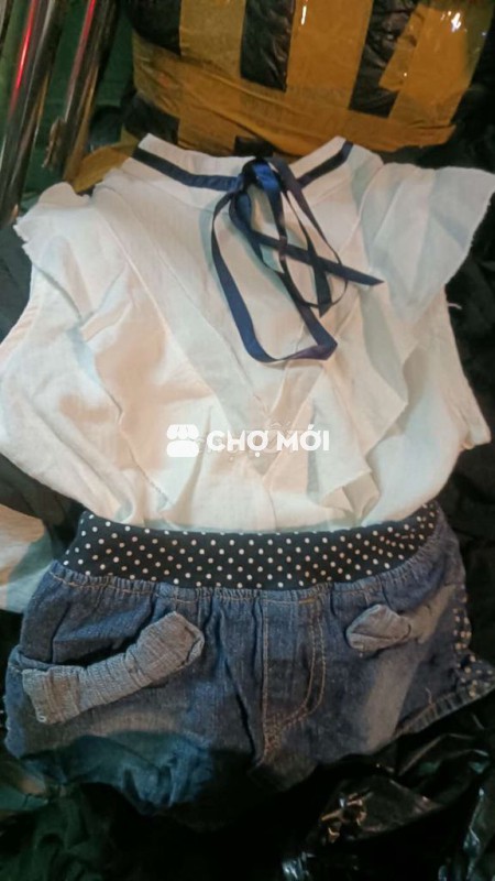 Quần áo bé gái vải 10-20kg
