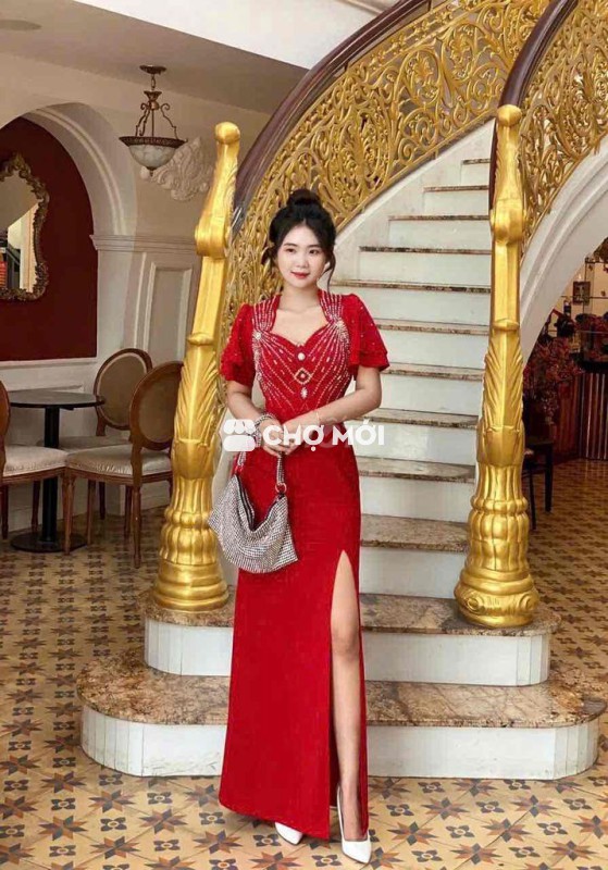Đầm dạ hội dự dự tiệc trẻ trung size XL