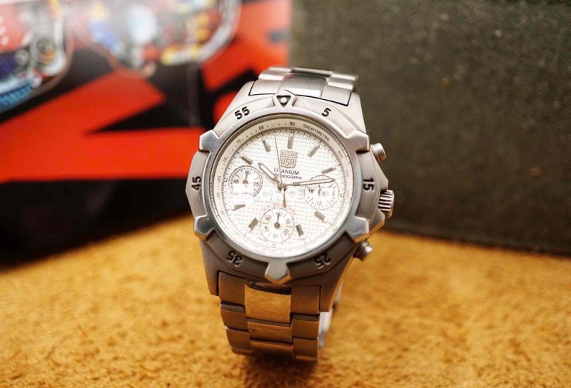 Đồng hồ Elgin Chronograph Nam Titanium Chính Hãng