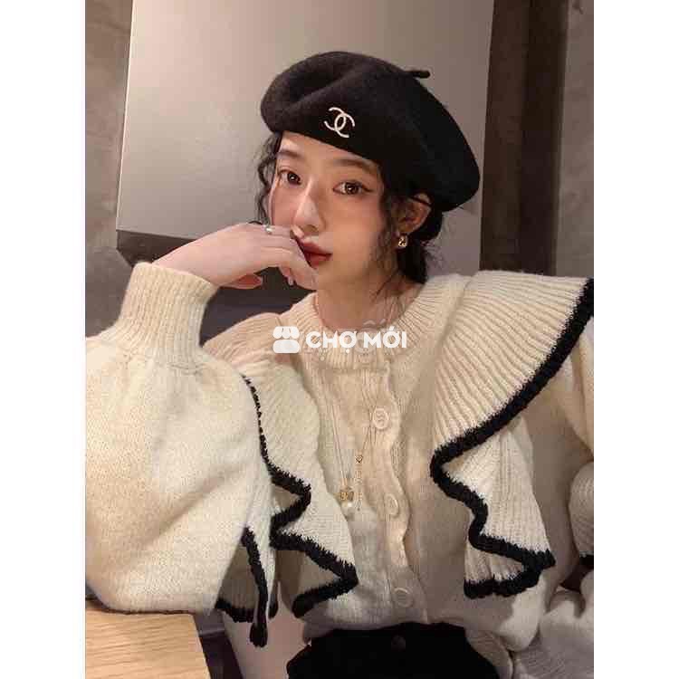 Set áo len chân váy Nữ Len