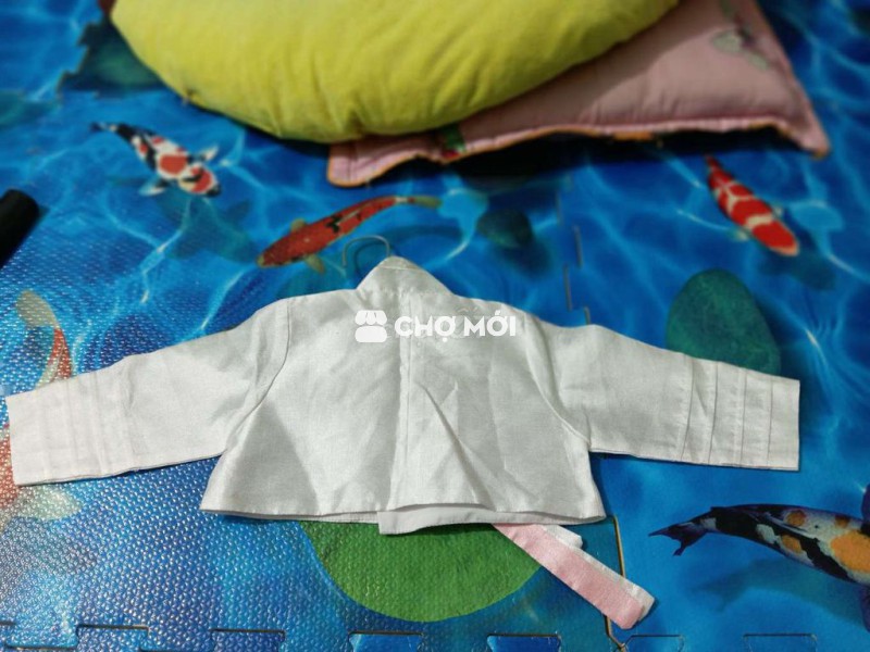 Áo khoác nữ lông hồng trẻ em