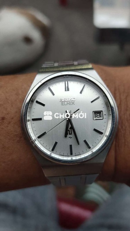 Đồng hồ Seiko Elnix Nam Thép Bạc