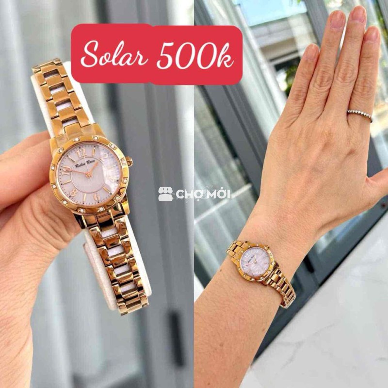 Đồng hồ đeo tay dây thép nữ xả kho