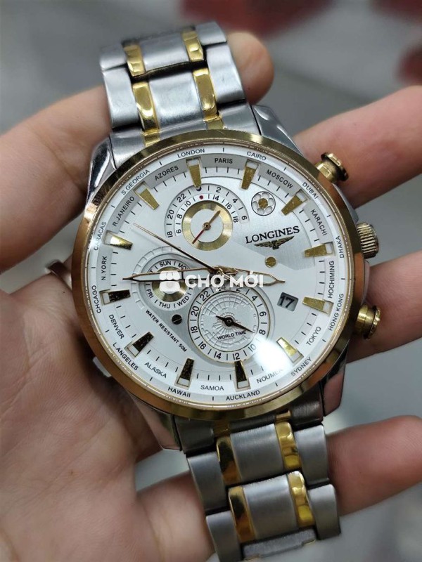 Đồng hồ Longines Nam máy Nhật 44mm
