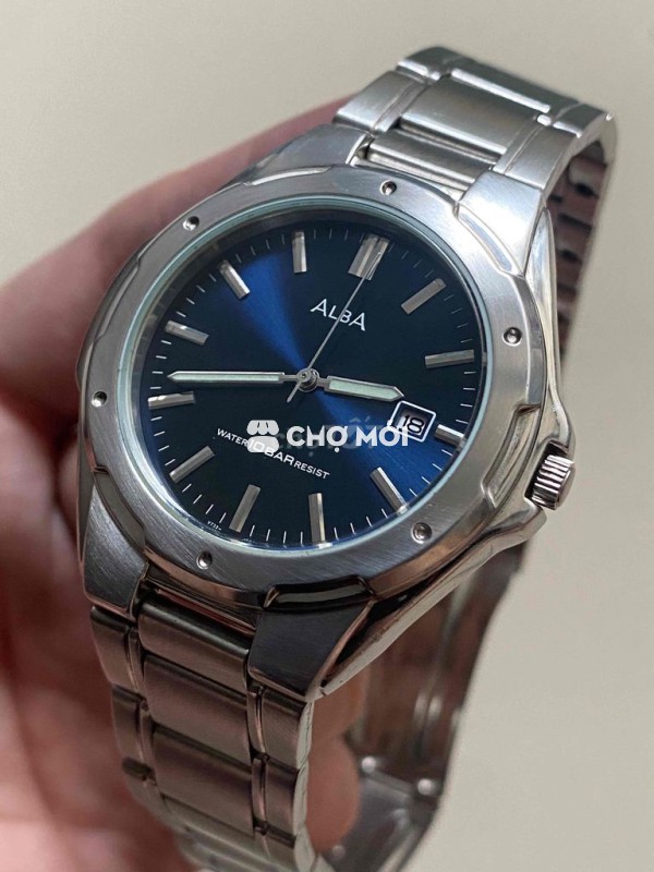 MẪU ALBA V732-0S00 MẶT XANH ĐẸP CHUẨN MÁY SEIKO