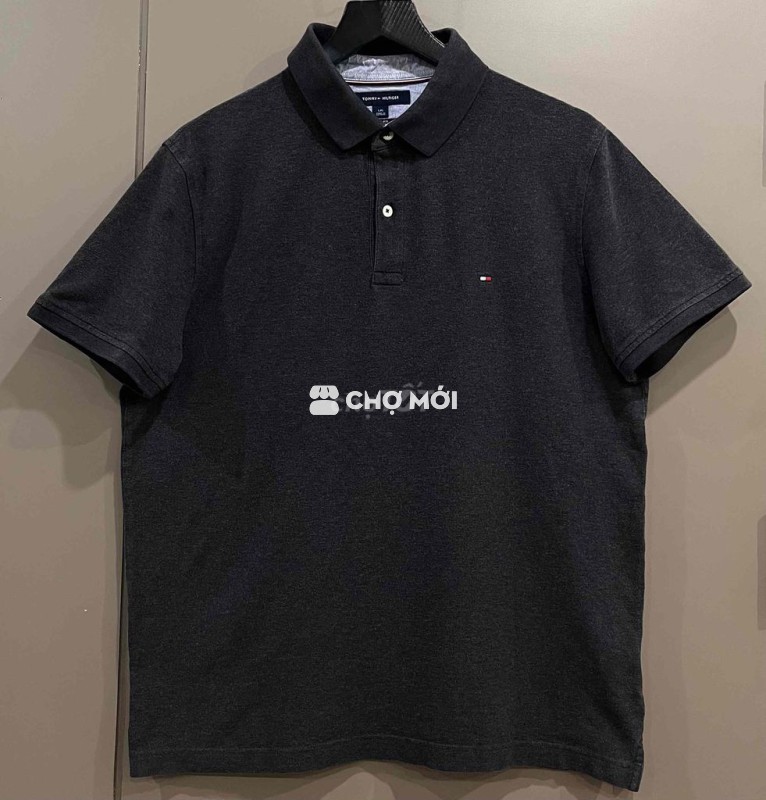ÁO POLO TOMMY HILFIGER DARK GREY - CHÍNH HÃNG