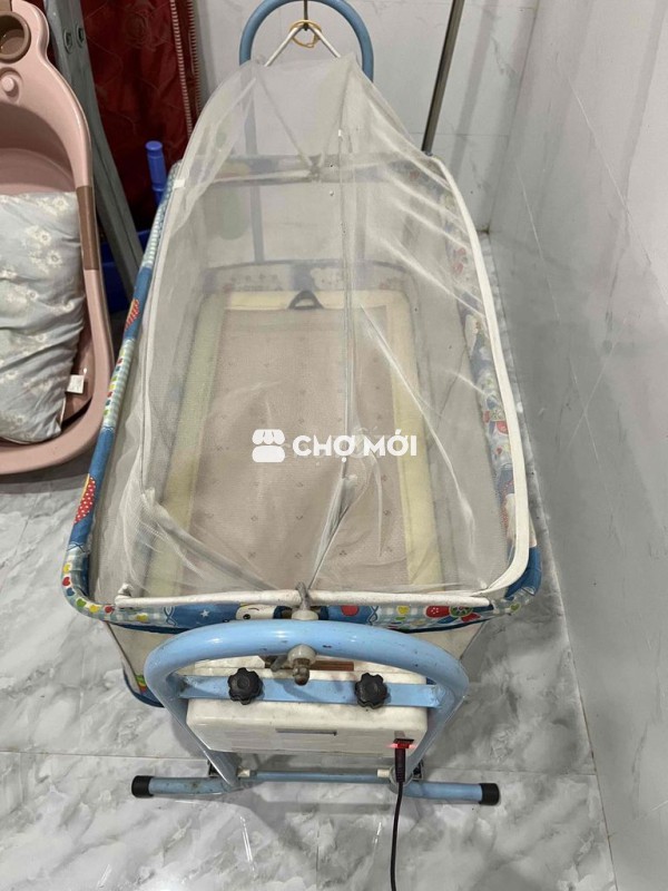 Nôi điện trẻ em Xanh dương