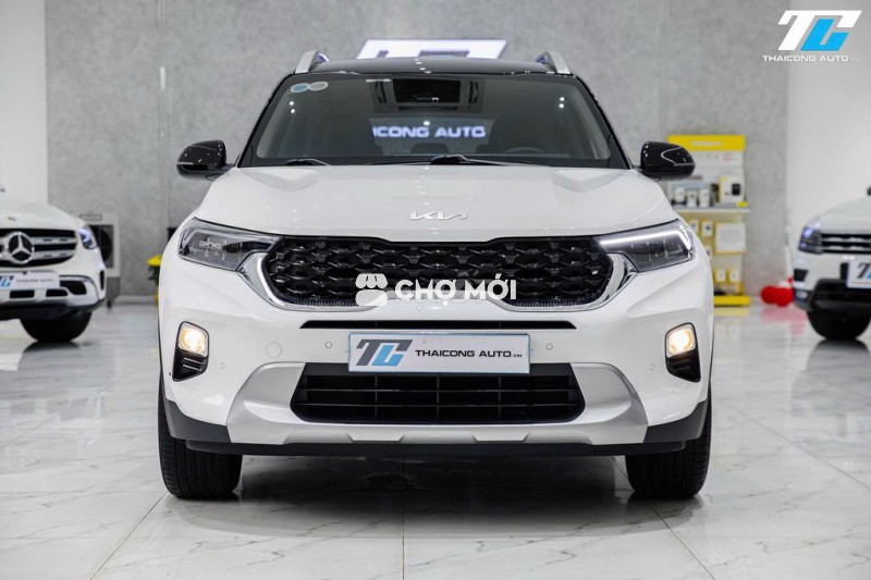 Kia Sonet Luxury 1.5 sản xuất 2023 đi 30k km trắng