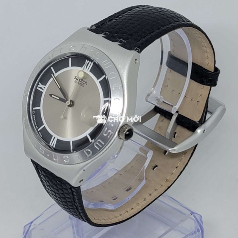 Đồng hồ Swatch 37mm, dây da