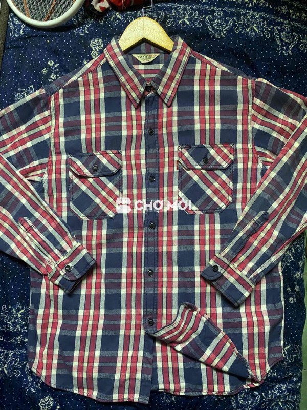 Áo sơ mi Levis nam kẻ caro size L