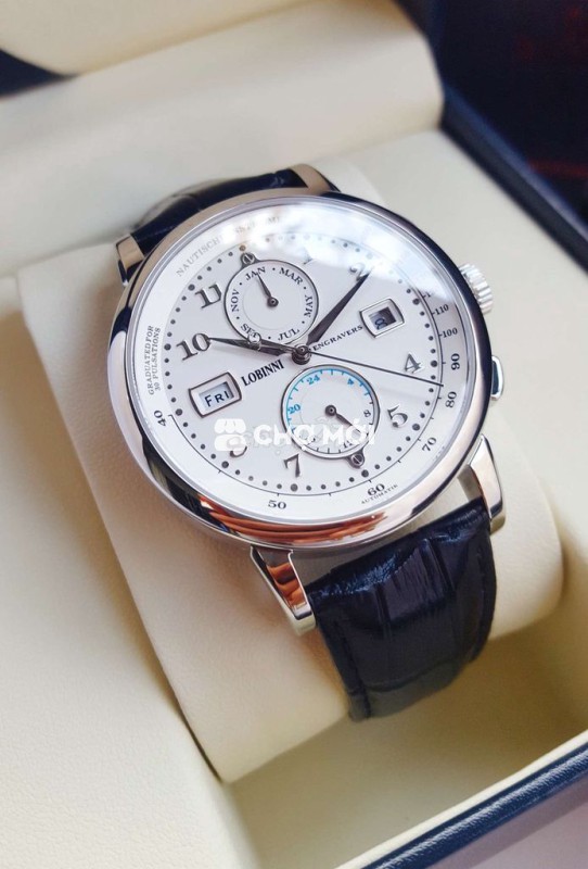 Đồng Hồ Cơ Lobinni 5 Kim Swiss Brand Hàng Mới 100%