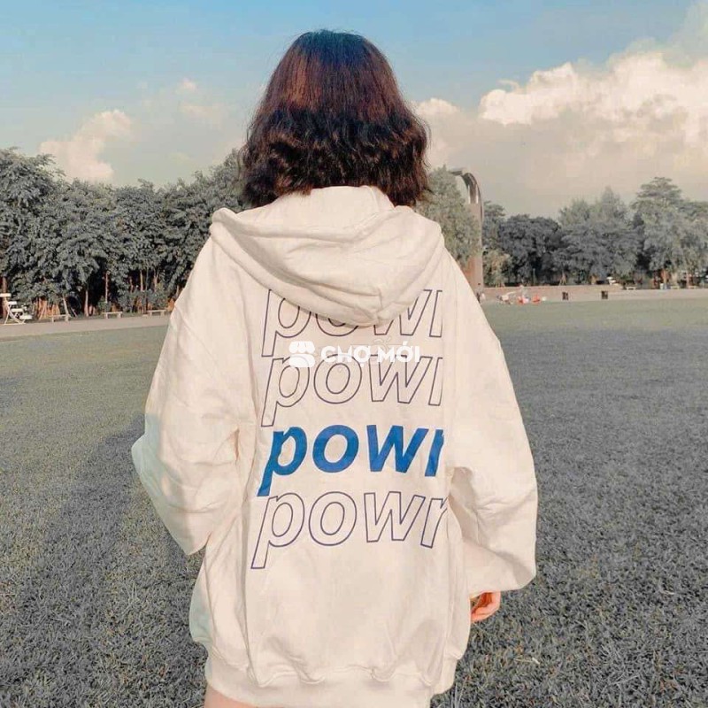 Áo hoodie nữ vải nỉ trẻ trung