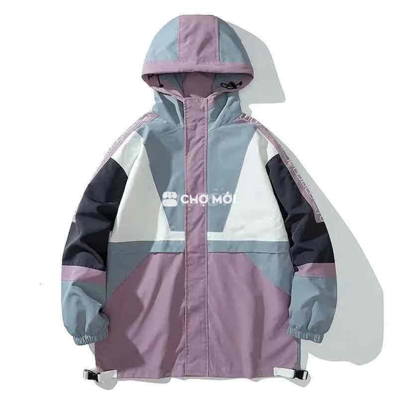 Áo khoác dù nam vải dù đa sắc