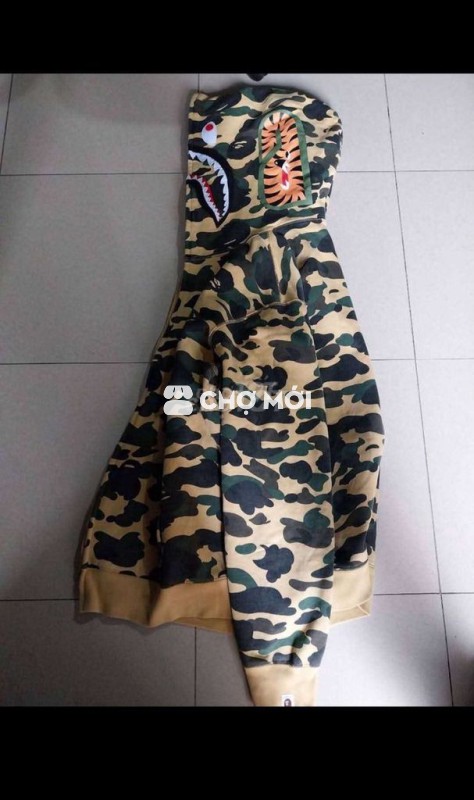 Áo khoác BAPE vàng XXL Nam Rep 1:1 loại đẹp nhất