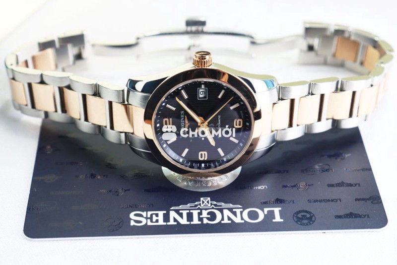 ĐH Nữ : Longines Conquest Automatic Vàng Hồng 18K