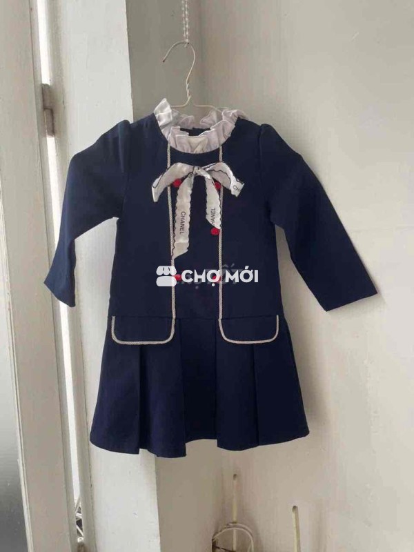 Đầm bé gái Xanh navy dưới 23kg
