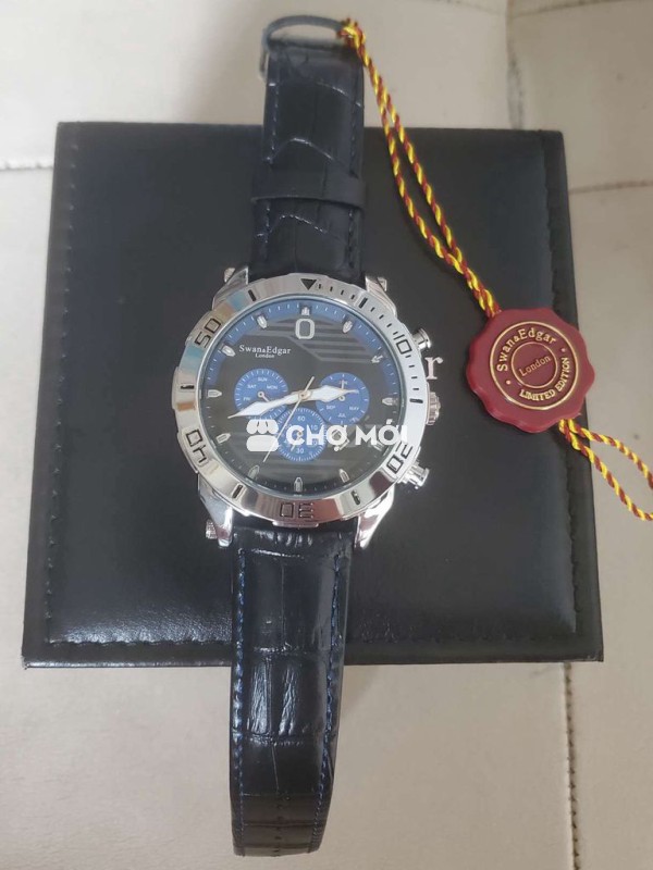 Đồng hồ Swan & Edgar Ascent Nam Dây da mới 100%