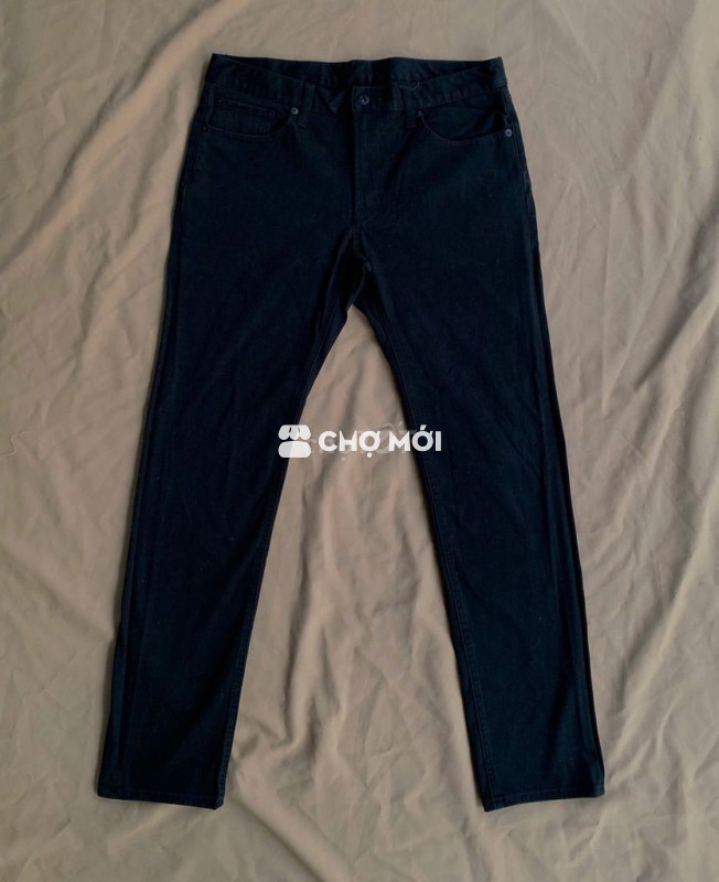 🔔Quần KAKI G.U - sz 33 - đen - FREE SHIP