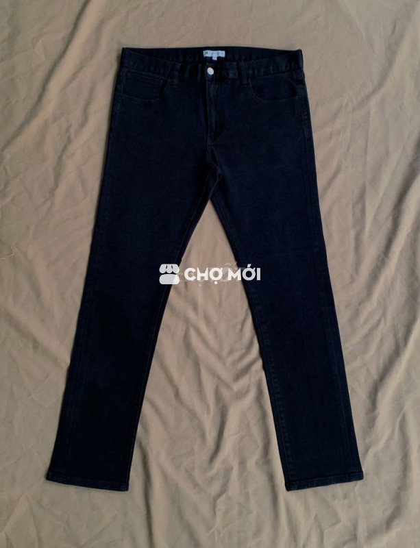 🔔Quần Jean NHẬT - sz 33 -eo 87 - màu đen FREE SHIP