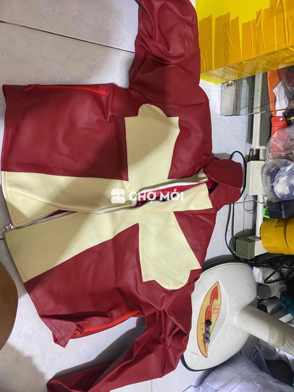 Áo khoác da Unisex Da Có vết dơ nhỏ